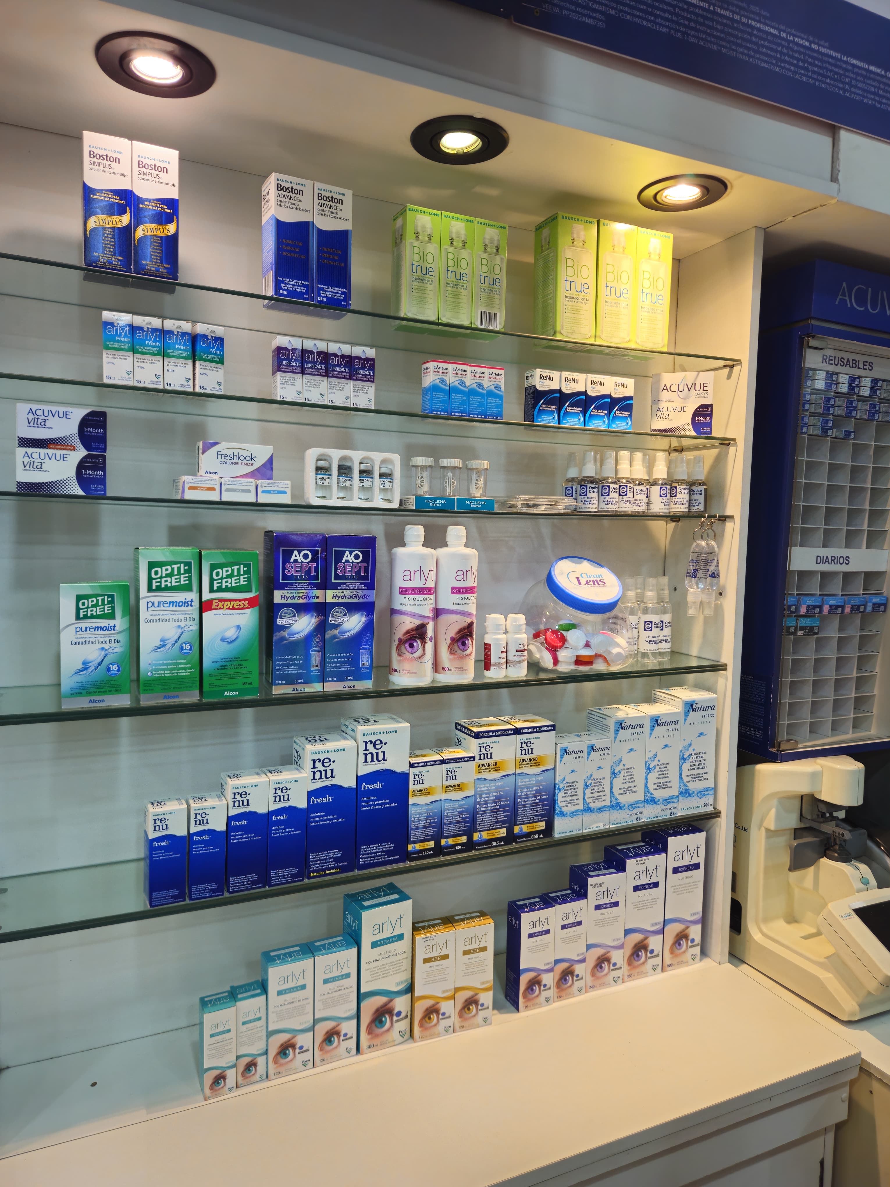 productos para lentes de contacto
